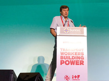 Выступление председателя РПСМ Ю. Ю. Сухорукова на 44-м конгрессе МФТ